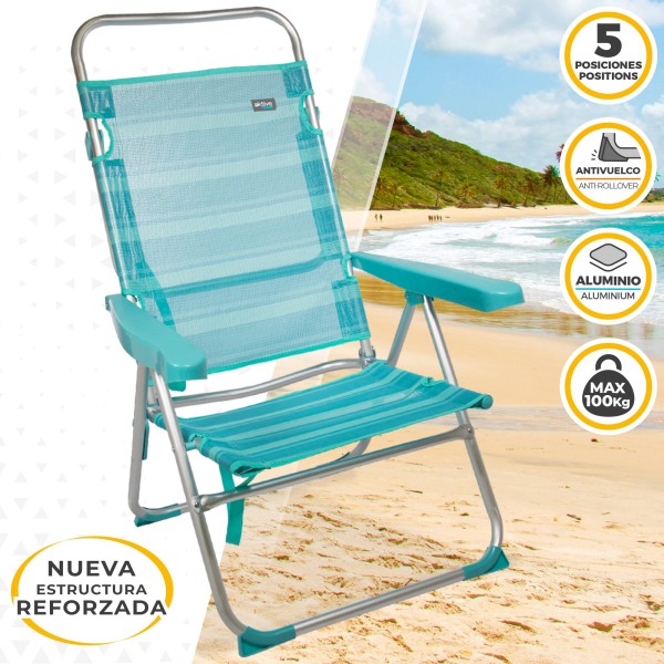 Silla alta plegable-Sillas de playa | Distria