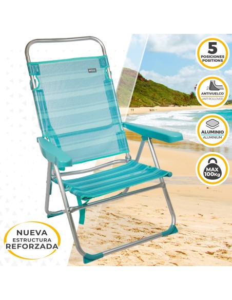 Silla alta plegable-Sillas de playa | Distria