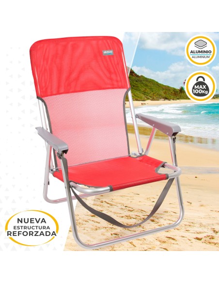 Silla de playa plegable fija | Distria
