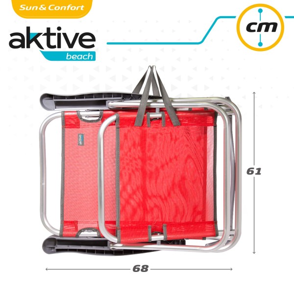Silla plegable reclinable de playa | Distria