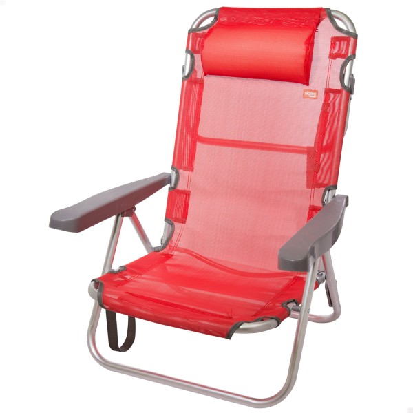 Silla plegable multiposición con cojín | Distria