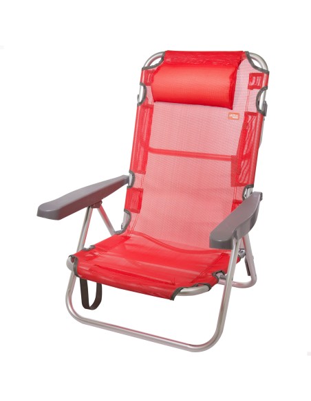 Silla plegable multiposición con cojín | Distria