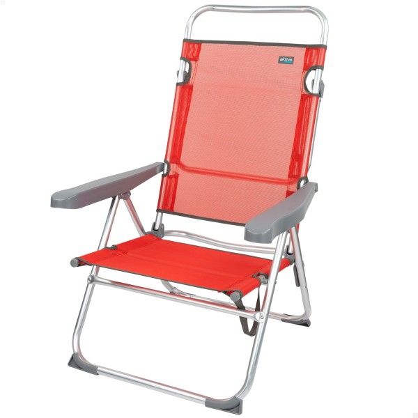 Silla plegable aluminio multiposición | Distria
