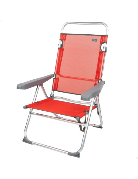 Silla plegable aluminio multiposición | Distria