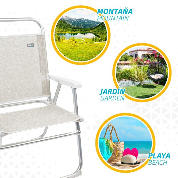 Silla plegable fija | Distria