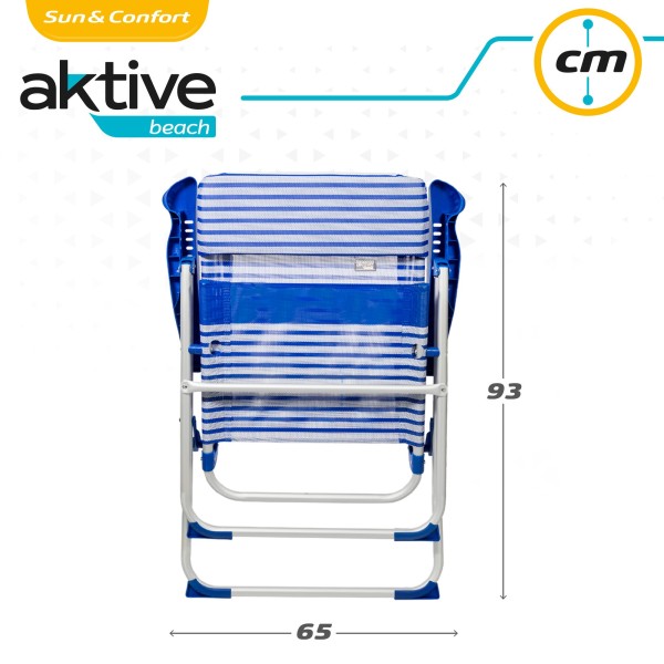 Silla plegable reclinable 7 posiciones | Distria