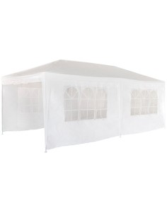 Carpa jardín plegable color blanco | Distria