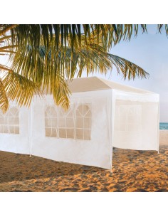 Carpa jardín plegable color blanco | Distria 2