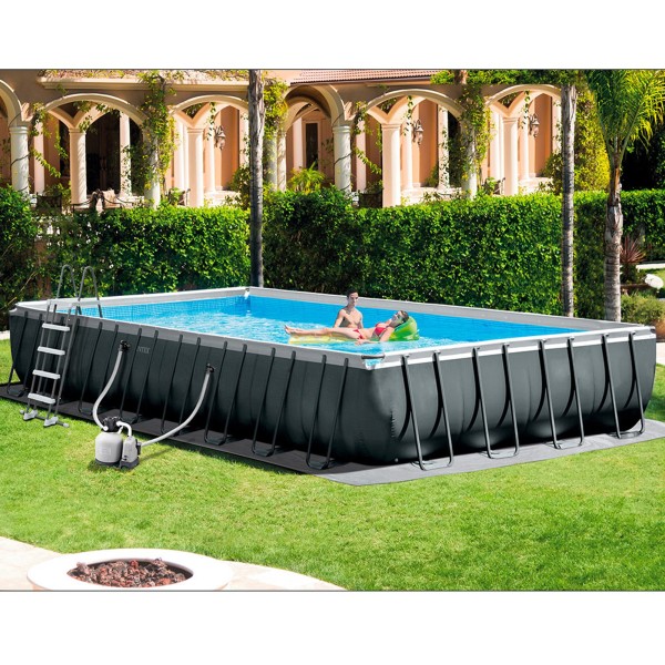 Piscina desmontable grande + accesorios| Distria