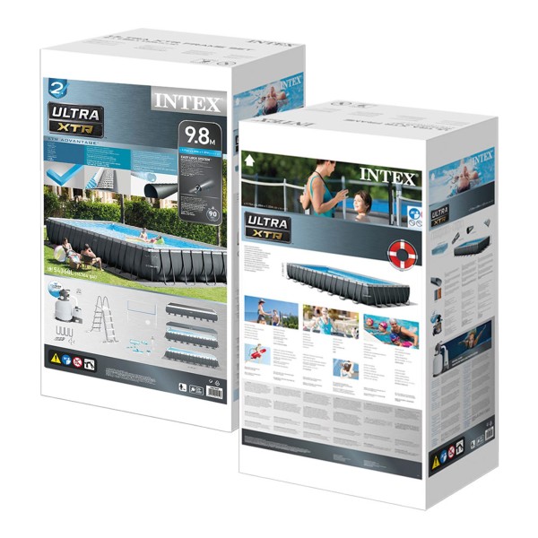 Piscina desmontable grande + accesorios| Distria
