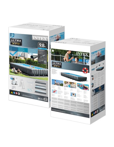 Piscina desmontable grande + accesorios| Distria