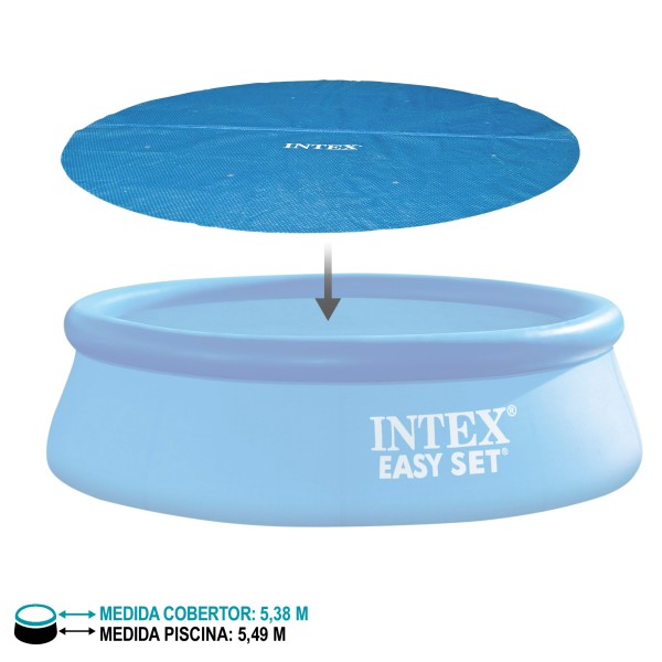 Cobertor solar INTEX piscinas Ø549 cm | Acc. Piscinas
