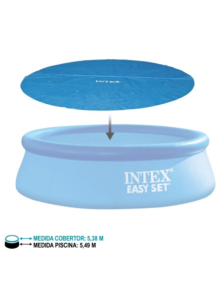Cobertor solar INTEX piscinas Ø549 cm | Acc. Piscinas