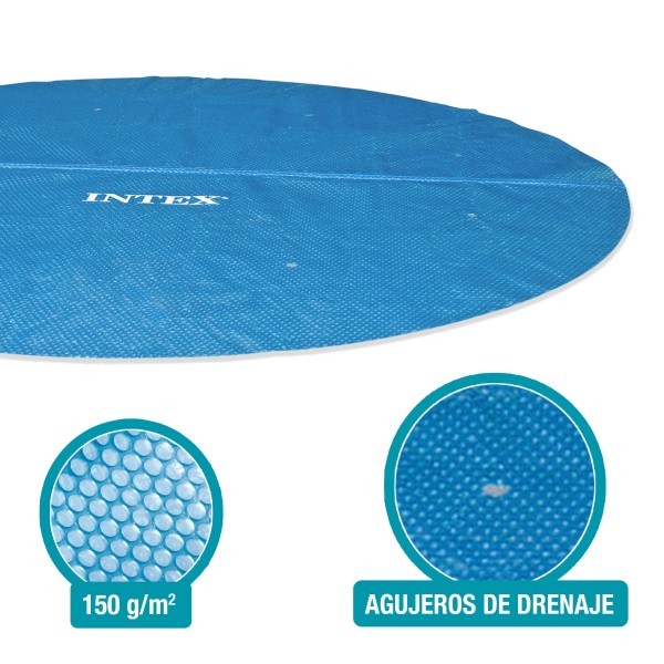 Cobertor solar INTEX piscinas Ø549 cm | Acc. Piscinas