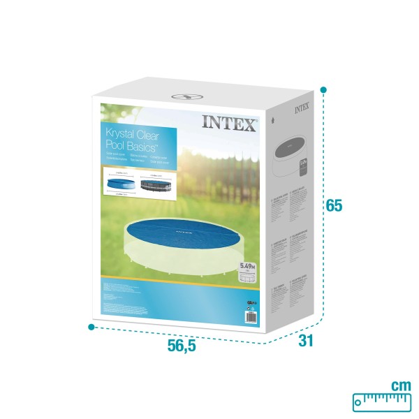 Cobertor solar INTEX piscinas Ø549 cm | Acc. Piscinas