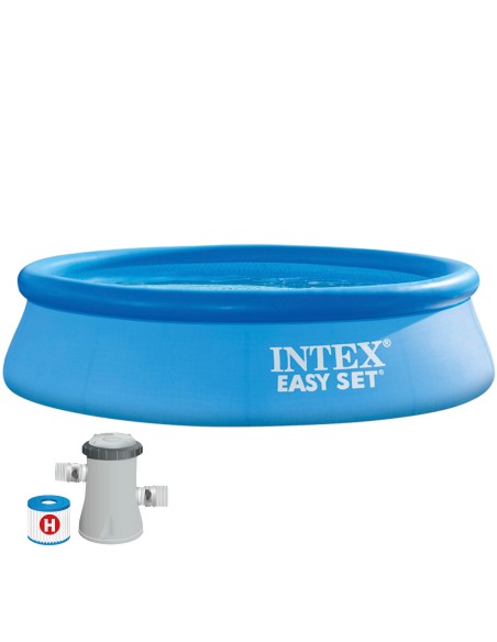 Comprar piscina hinchable INTEX Easy Set con depuradora \ Distria