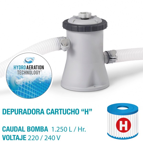 Comprar piscina hinchable INTEX Easy Set con depuradora \ Distria