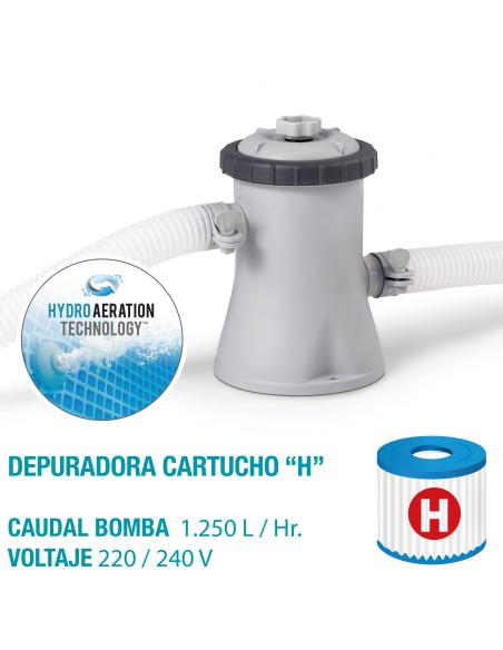 Comprar piscina hinchable INTEX Easy Set con depuradora \ Distria