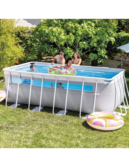 Piscina desmontable rectangular Clearview c/depuradora INTEX | Distria