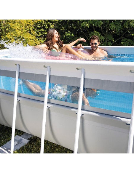 Piscina desmontable rectangular Clearview c/depuradora INTEX | Distria