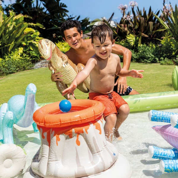 Centro de juego hinchable agua dinosaurios | Distria