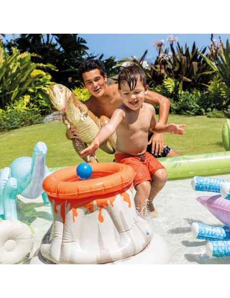 Centro de juego hinchable agua dinosaurios | Distria