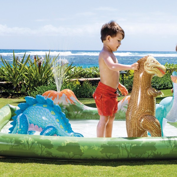 Centro de juego hinchable agua dinosaurios | Distria