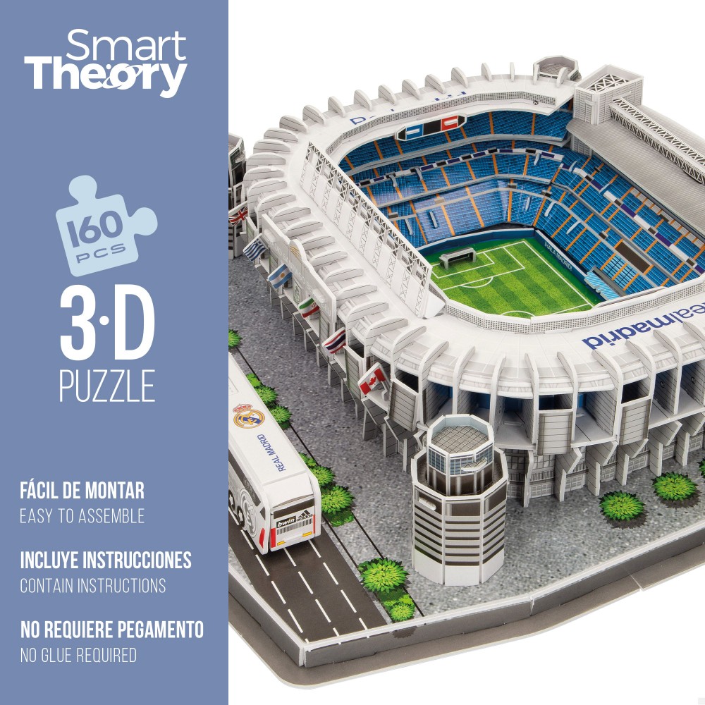 sutil béisbol Labe Puzzle 3D estadio Santiago Bernabeu | Juguetes Online