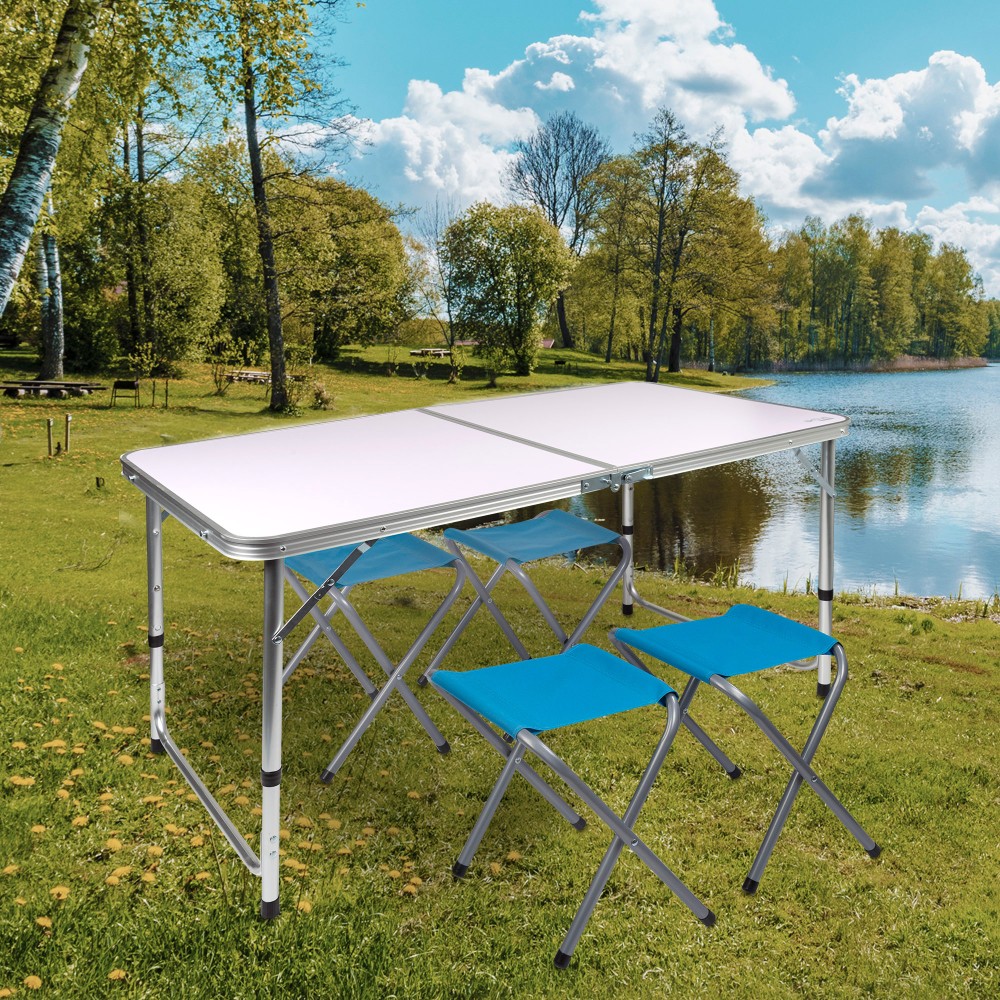 Mesa camping plegable altura regulable Aktive Camping