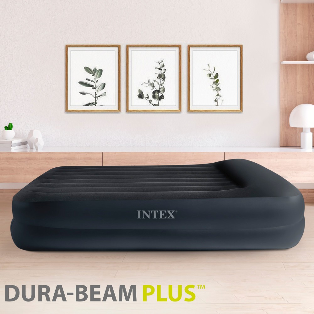 Colchón hinchable Intex Dura-Beam Pillow Rest Mid-Rise 152x203x30 cm –  Shopavia