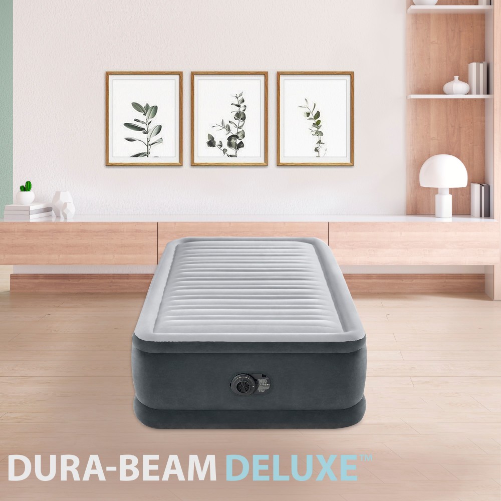 Cama hinchable Intex Comfort-Plush Elevated Dura Beam doble