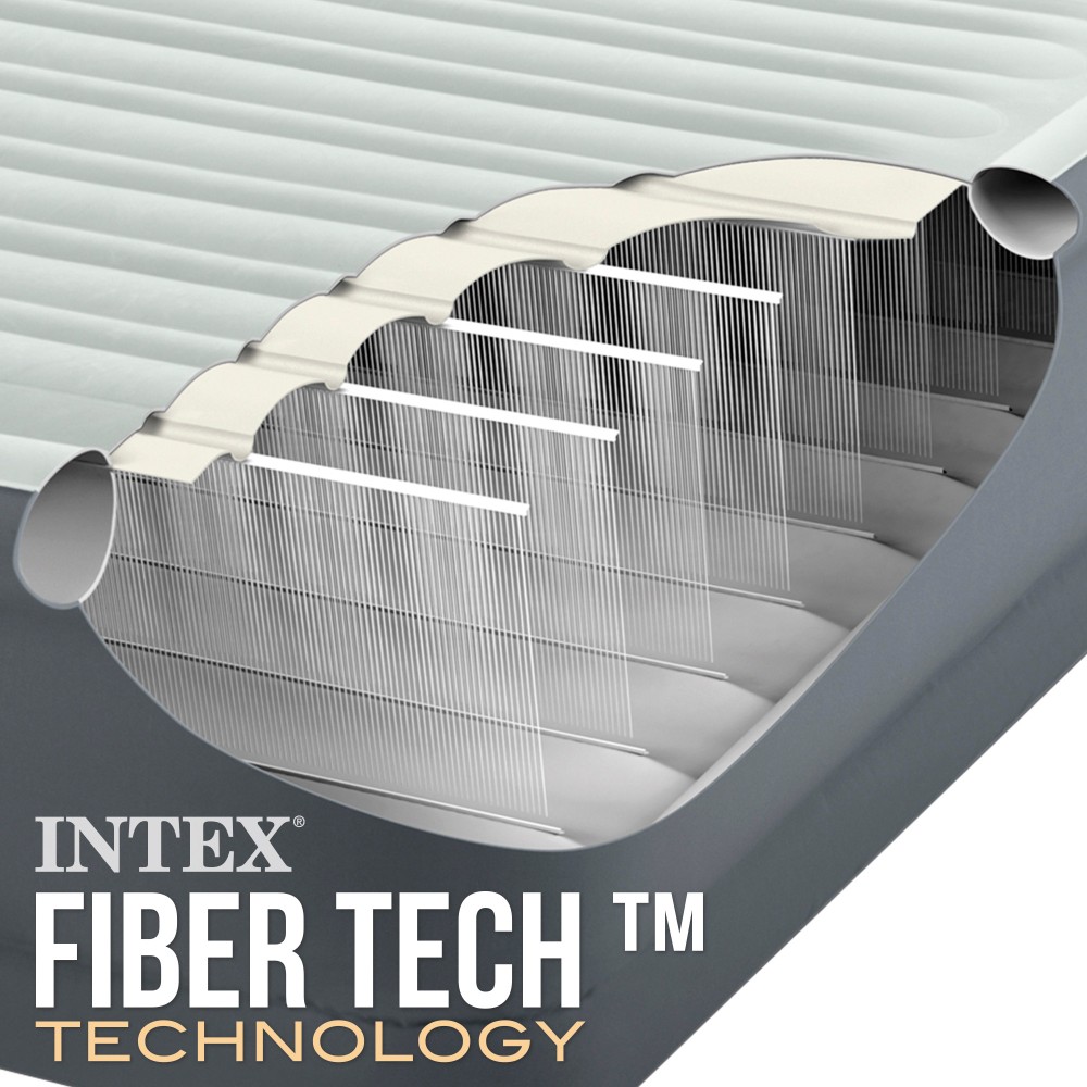 Colchón hinchable Intex PremAire Fiber-Tech