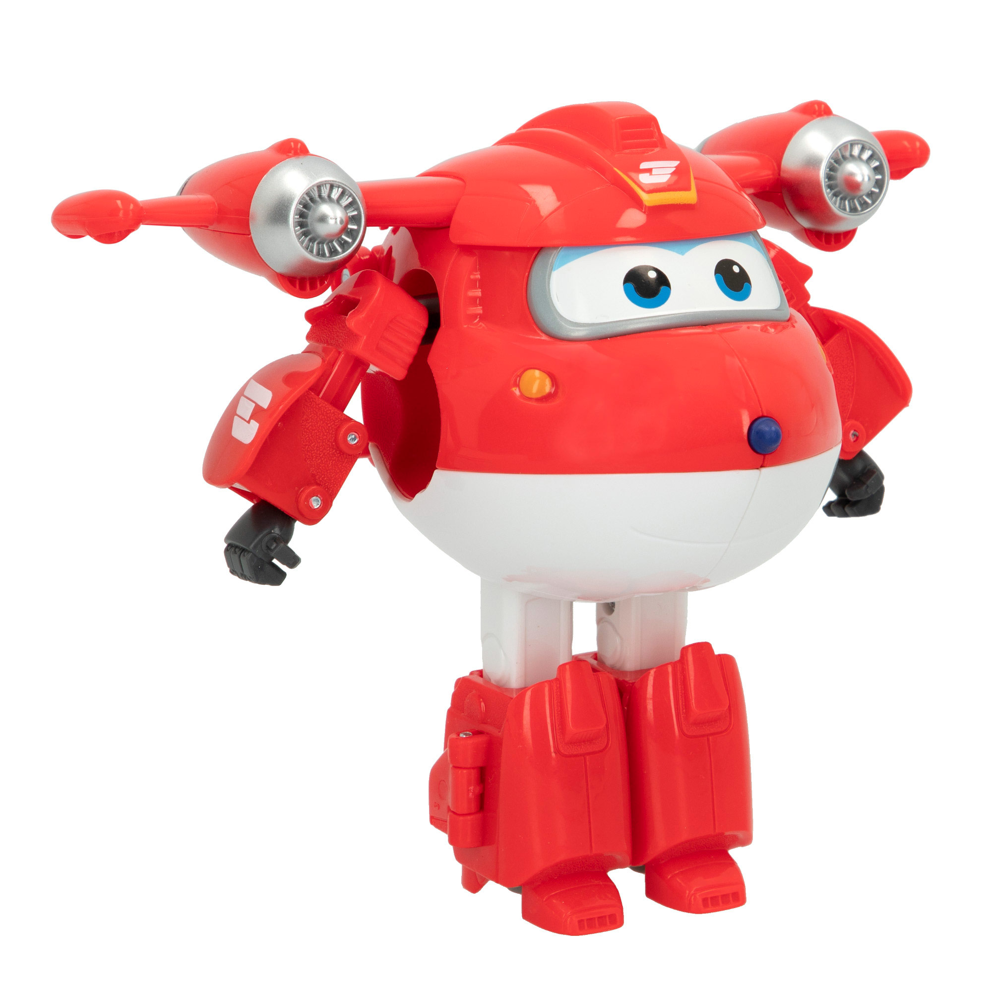 Brinquedo Super Wings transformável Jett Super Charge