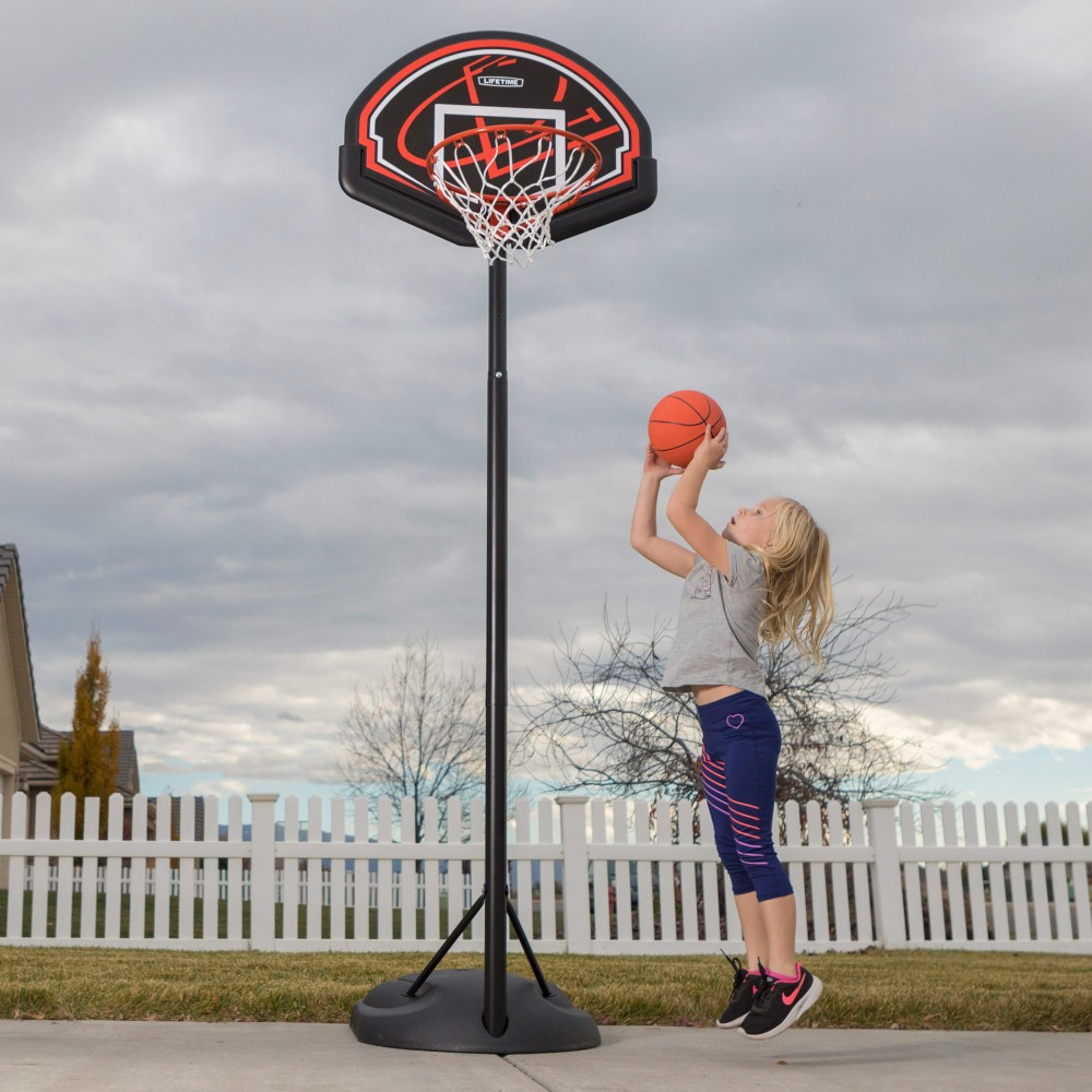 Canasta baloncesto niños de mates regulable de 1,60 m a 2,20 m