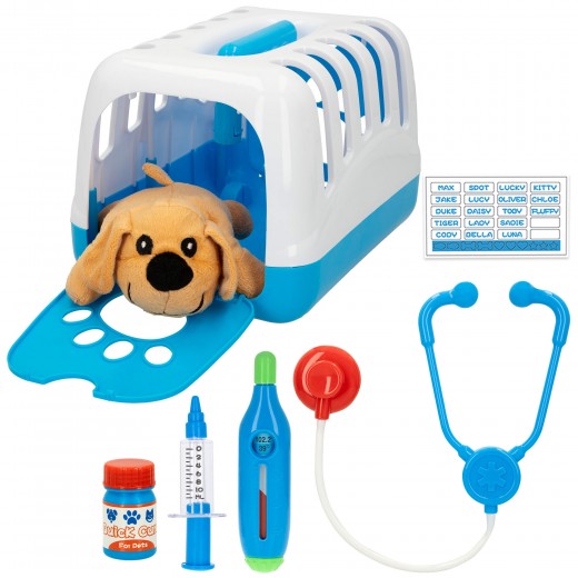 Set veterinario con perrito de peluche con accesorios CB Toys