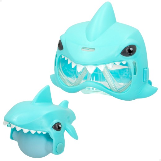 Máscara de buceo y lanzador de agua tiburón Aqua Trenz