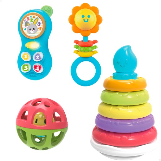 Winfun Set 4 juguetes para bebés