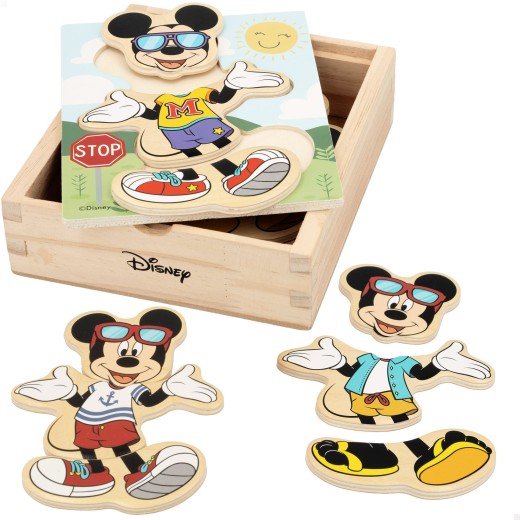 Puzzle 3 piezas Mickey Mouse | Juguetes Online