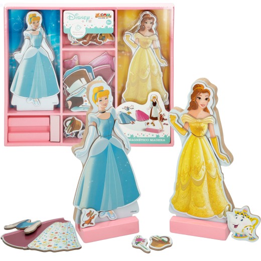 WOOMAX Disney Juego magnético princesas vestidos