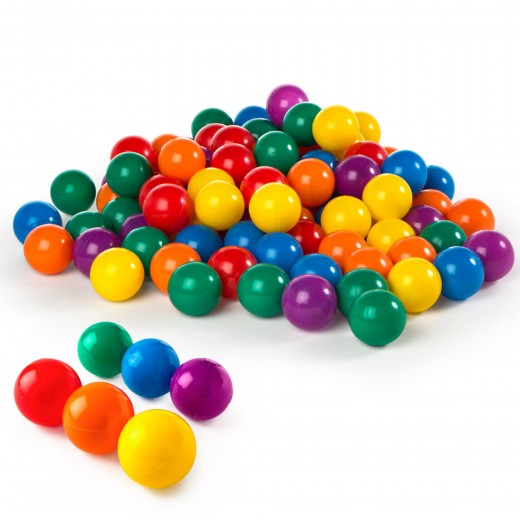 Pack 100 bolas multicolor 8 cm diámetro INTEX