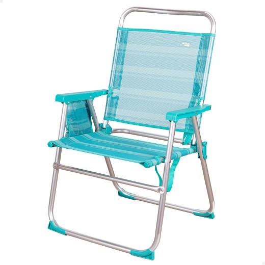 Cadeira dobrável de alumínio - Cadeira de praia | Distria