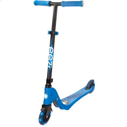 Scooter de 2 rodas com luzes azul EEZI