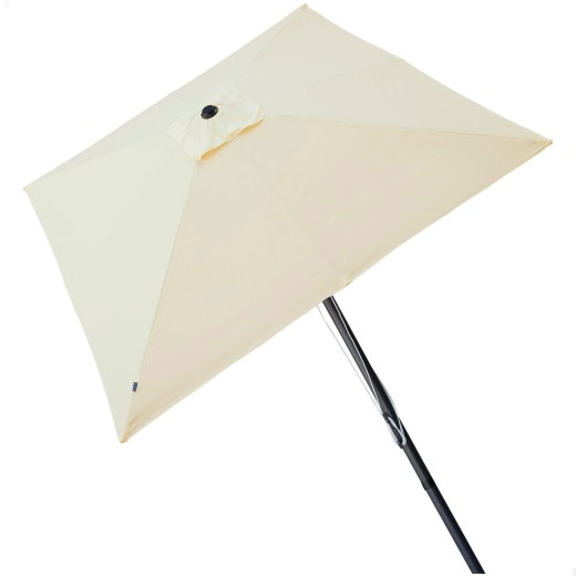 Parasol terraza 300x300 cm crema - Parasoles | Distria