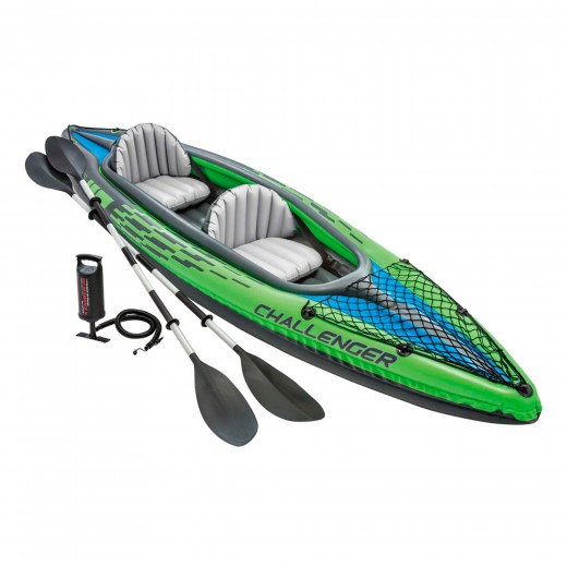 Kayak Challenger K2 com remos de alumínio | INTEX