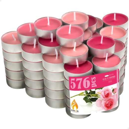 Set velas aroma a rosas - Hogar y Hostelería | Distria.com
