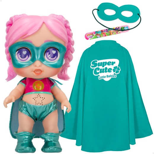 Super Cute Pack Muñeca superheroína Gabi y disfraz infantil