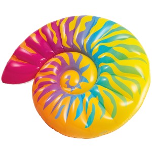 INTEX Colchão inflável de concha multicolorida