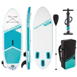 Imagen Tabla paddle surf hinchable c/mochila, hinchador y remo ajustable 8' INTEX