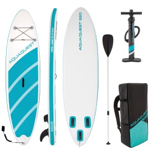 Imagen Tabla paddle surf hinchable c/mochila, hinchador y remo ajustable 10'6'' INTEX
