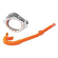 Set snorkel máscara y tubo para niños con diseño de tiburón | Intex                                                                                   